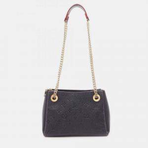 Pre Owned Louis Vuitton Navy Blue Monogram Empreinte Surene BB