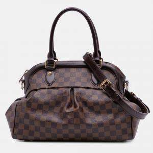 Pre Owned Louis Vuitton Brown Damier Ebene Trevi PM