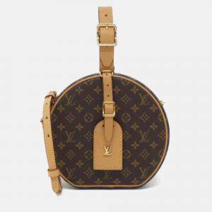 Pre Owned Louis Vuitton Monogram Petite Boite Chapeau Shoulder Bag