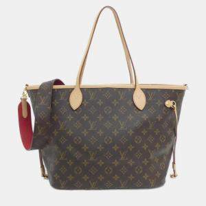 Pre Owned Louis Vuitton Monogram Neverfull Inside-Out Mm Handbag
