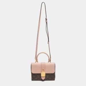 Pre Owned Louis Vuitton Rose Poudre Monogram Canvas Locky BB Bag