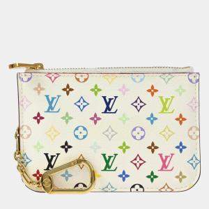 Pre Owned Louis Vuitton Multicolor Pochette Cles Coin Case Wallet