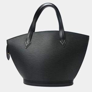 Pre Owned Louis Vuitton Black Epi Saint Jacques Tote Handbag