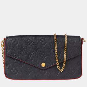 Pre Owned Louis Vuitton Empreinte Pochette Felicie WOC Shoulder Bag