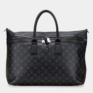Pre Owned Louis Vuitton Black Monogram Eclipse Apollo All Day