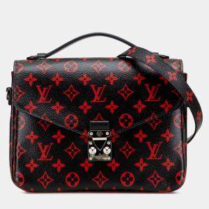 Pre Owned Louis Vuitton Black Monogram Infrarouge Pochette Metis