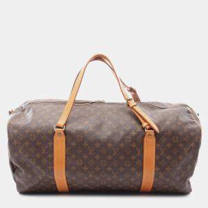 Pre Owned Louis Vuitton Brown Monogram Sac Polochon