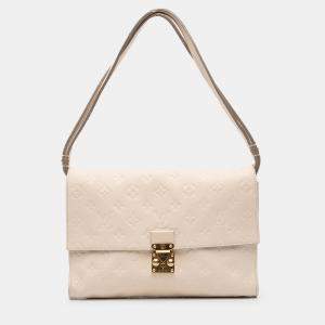 Pre Owned Louis Vuitton White Monogram Empreinte Fascinante