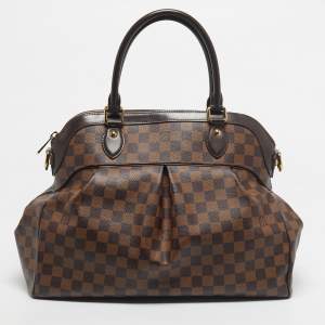 Pre Owned Louis Vuitton Damier Ebene Canvas Trevi GM Bag
