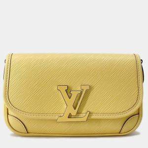 Pre Owned Louis Vuitton Buci NM Yellow Epi Leather Shoulder Bag