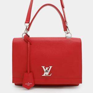 Pre Owned Louis Vuitton Rock Me Cartable Ruby Calf Leather