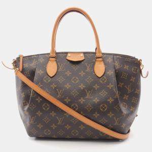 Pre Owned Louis Vuitton Turenne MM Brown Monogram Canvas Shoulder Bag