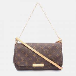 Pre Owned Louis Vuitton Favorite MM Monogram 2-Way Chain Shoulder Handbag
