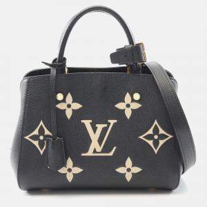 Pre Owned Louis Vuitton Montaigne Bb Bi-Color Monogram Empreinte Shoulder Bag