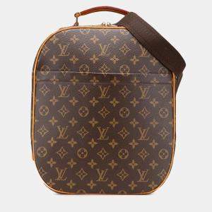 Pre Owned Louis Vuitton Brown Monogram Sac a Dos Packall