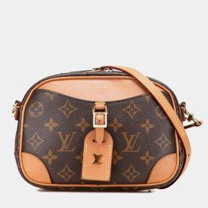 Pre Owned Louis Vuitton Brown Monogram Mini Deauville