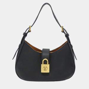 Pre Owned Louis Vuitton Lowkey Black Leather Shoulder Bag