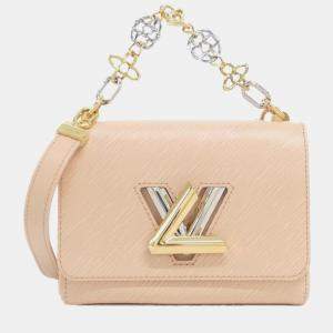 Pre Owned Louis Vuitton Twist PM Beige/Pink Epi Leather Shoulder Bag