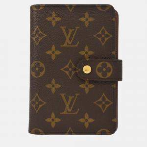 Pre Owned Louis Vuitton Porte Papier Monogram Canvas Wallet