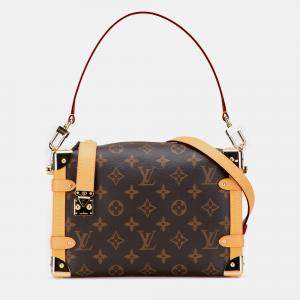 Pre Owned Louis Vuitton Brown Monogram Side Trunk MM