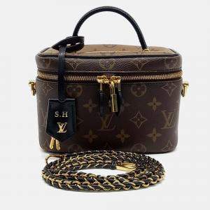 Pre Owned Louis Vuitton Brown PVC  Vanity PM