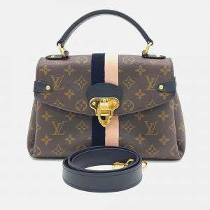 Pre Owned Louis Vuitton Brown Coated Fabric Monogram Georges BB