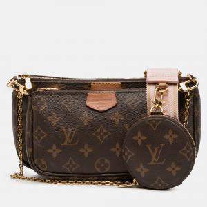 Pre Owned Louis Vuitton Brown Monogram Multi Pochette Accessoires