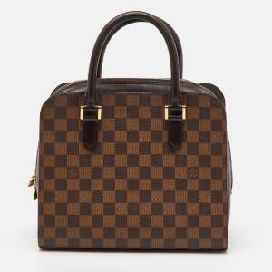 Pre Owned Louis Vuitton Damier Ebene Canvas Triana Bag