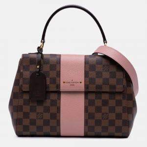 Pre Owned Louis Vuitton Brown Pink Damier Ebene Bond Street