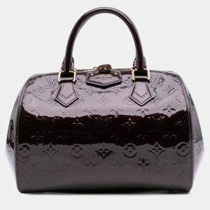 Pre Owned Louis Vuitton Purple Monogram Vernis Montana
