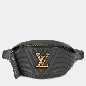 Pre Owned Louis Vuitton New Wave Noir Calfskin Bumbag