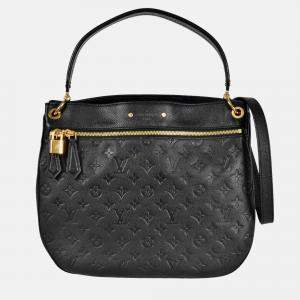 Pre Owned Louis Vuitton Spontini Shoulder Bag Monogram Empreinte Black