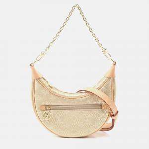 Pre Owned Louis Vuitton Loop Chain Shoulder Bag  Monogram Jacquard Canvas Leather
