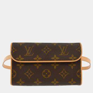 Pre Owned Louis Vuitton Monogram #S Pochette Florentine Belt Bum Bag