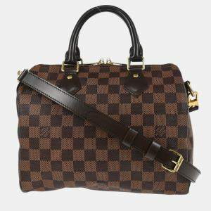 Pre Owned Louis Vuitton Damier Speedy Bandouliere 25 2way Handbag