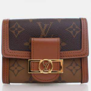 Pre Owned Louis Vuitton Brown Monogram Dauphine Wallet