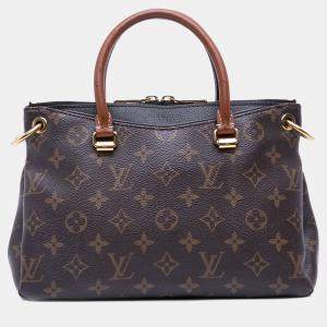 Pre Owned Louis Vuitton Brown Monogram Pallas BB