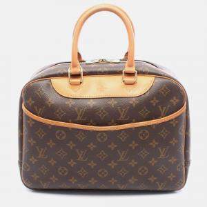 Pre Owned Louis Vuitton Deauville Monogram Canvas Bowling Vanity Handbag