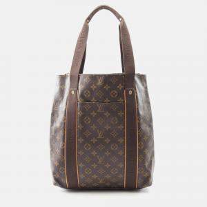 Pre Owned Louis Vuitton Cabas Beaubourg Shoulder Tote Hand Bag Monogram
