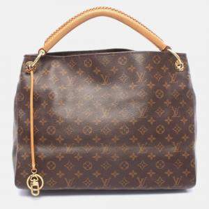Pre Owned Louis Vuitton Artsy Mm Shoulder Handbag Monogram Canvas Leather