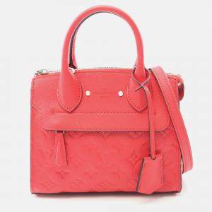 Pre Owned Louis Vuitton Pont Neuf Monogram Empreinte Top Handle Bag