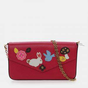 Pre Owned Louis Vuitton multicolor Epi Pochette Felicie Patchwork