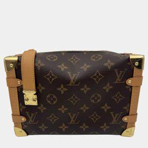Pre Owned Louis Vuitton Side Trunk Brown Monogram Size MM