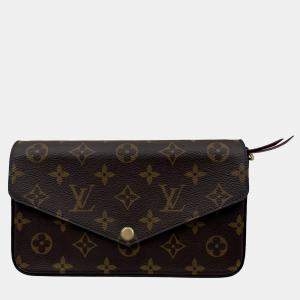 Pre Owned Louis Vuitton Monogram Canvas Pochette Felicie Bag