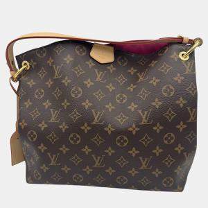 Pre Owned Louis Vuitton Brown Monogram Graceful PM