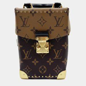 Pre Owned Louis Vuitton Brown Monogram Reverse Camera Box