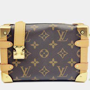 Pre Owned Louis Vuitton Side Trunk Brown Monogram mini