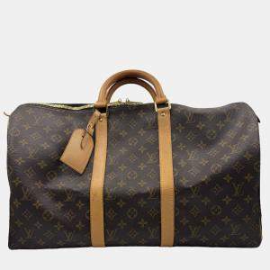 Pre Owned Louis Vuitton LV keep all 50 vintage monogram canvas