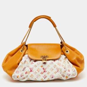 Pre Owned Louis Vuitton Limited Edition Richard Prince Monogram Watercolor Canvas Aquarelle Jamais Bag