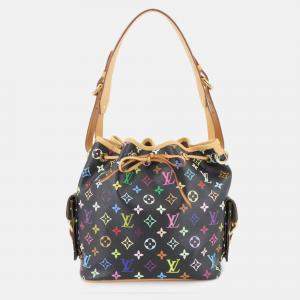 Pre Owned Louis Vuitton Petit Noe Monogram Multicolore Canvas Shoulder Bag